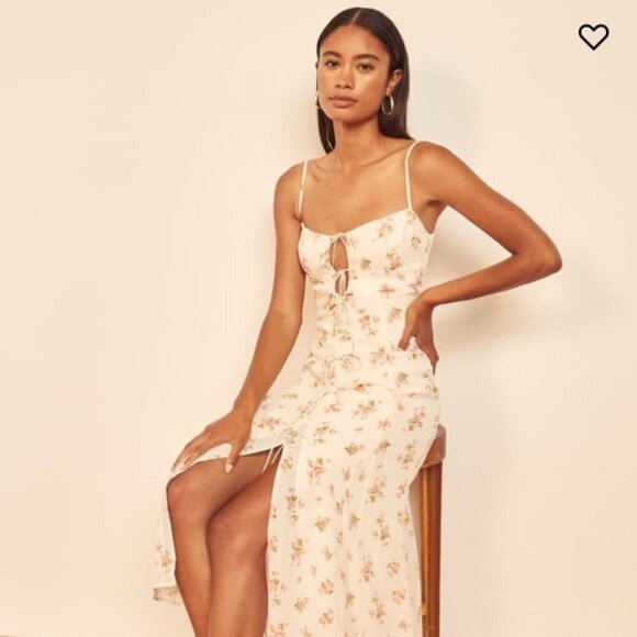 Reformation Nixie Dress in Mildred size 0 NWT - Picture 2 of 13